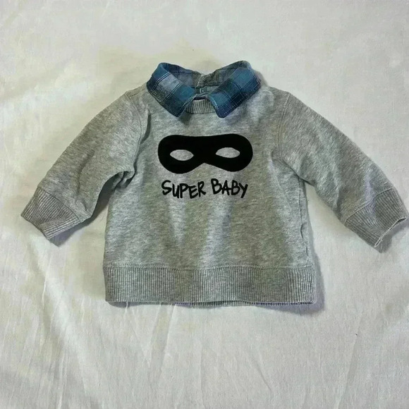 The Children's Place - 2 piece newborn outfit.  Size 0-3 months - Picture 2 of 7